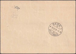 1929, AdAA-Erstflug: Bern-Zürich (SLH RF 29.4e) von BERN: 10.APR.29 ...