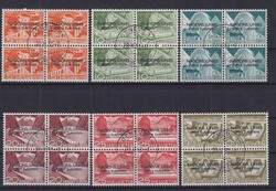 ONU, 1.A.01-11.A.01 (Technik & Landschaft), Viererblöcke sauber ...