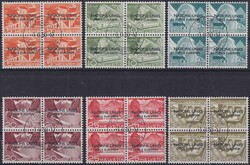 ONU, 1.A.02-11.A.02 (Technik & Landschaft), Viererblöcke sauber ...