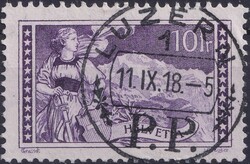 1914, Nr.131 mit Vollstempel LUZERN PP: 11.SEPT.1918, perfekte Marke ...