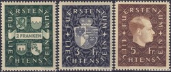 1939, Nr.147-149 (Wappen und Fürst), Serie tadellos postfrisch **. ...