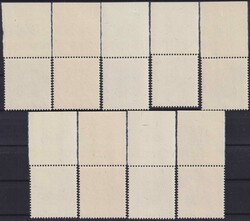 1949, Nr.217-225 (Fürstliche Gemäldegalerie), Oberrand-Serie ...