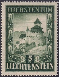 1952, Nr.253 (Schloss Vaduz), Marke tadellos postfrisch **. Kat: 325.-