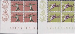 1956, Nr.286-289 (Sportserie III), Viererblock-Serie aus der rechten ...