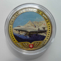 Sammlung "Schweizer Luftwaffe" mit 32 Farb-Gedenkprägungen in 2 ...