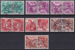 K32-K37, 1936 Landschaftbilder mit unterschiedlichen Vollstempeln, ...