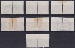 K32-K37, 1936 Landschaftbilder mit unterschiedlichen Vollstempeln, ...