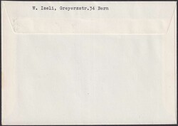 1956, Nr.324-327 auf Ersttagsbrief mit Illustration und deutschem ...