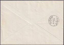 1956, FDC Werbe- und Gedenkmarken (Nr.324-327) mit französischem ...