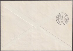 1956, FDC Werbe- und Gedenkmarken (Nr.324-327) mit französischem ...
