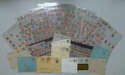 1882-1960, Perfins & Firmenlochungen (Sammlung): 400 Marken und 11 ...