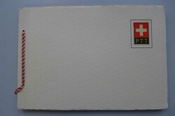 1941, F27-F34 (Landschaften und Flugzeuge), Geschenkheft der PTT ...