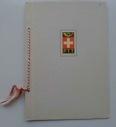 1939, Nr.240+241 (75 Jahre Rotes Kreuz), Geschenkheft der PTT ...