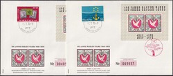 BASEL 1970 (1.JUL) 2 Belege mit Sonderstempel und Vignette "125 Jahre ...