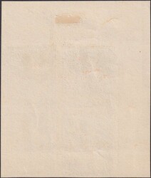 25c schwarz, Girardet "Essai" im Viererblock aus der linken oberen ...