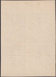 10c grau, Girardet "Essai" im Viererblock oben mit Bogenrand, ohne ...