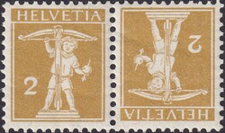 K2 (2c gelboliv, Type I) tadellos postfrisch **, sauber gezähnt und ...