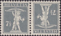 K12 (7.5c grau, Type II) tadellos postfrisch **, sauber gezähnt und ...