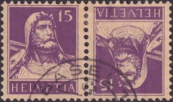 K9 (15c violett) von BASEL, ideal gezähnt, frisch erhalten und sehr ...