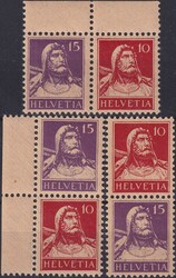 Z1-Z3 (15c+10c, Tell-Ausgaben) tadellos postfrische Marken. Teilweise ...