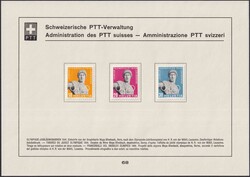 1944, Nr.68, Nr.259-261 (Olympique Lausanne), sauberes Sammelblatt, ...
