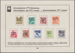 1943, Nr.52, Nr.47+48+50+52y-55y+69+70 (SDN, Dienstmarken), sauberes ...