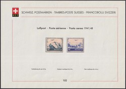 1948, Nr.103, F43-F44 (Flugpost-Ausgaben, Flugzeuge), sauberes ...