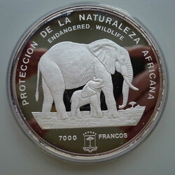 1995, Limitiertes Münz-Set „Endangered Wildlife“ in ...