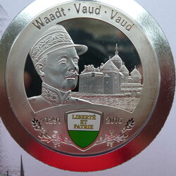 2016, NUMISBRIEF Waadt aus der Serie "725 Jahre Eidgenossenschaft" ...