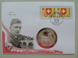 2018, NUMISBRIEF Jura aus der Serie "725 Jahre Eidgenossenschaft" mit ...