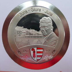 2018, NUMISBRIEF Jura aus der Serie "725 Jahre Eidgenossenschaft" mit ...