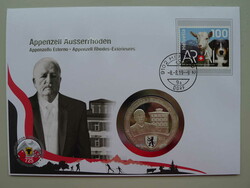 2019, NUMISBRIEF Appenzell Ausserrhoden aus der Serie "725 Jahre ...