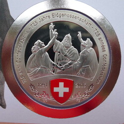 2016, NUMISBRIEF Rütlischwur 1291 aus der Serie "725 Jahre ...