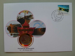 2009, NUMISBRIEF Olympische Winterspiele Vancouver 2010 mit ...