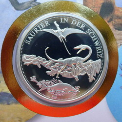 2010, NUMISBRIEF Saurier in der Schweiz mit versilberter ...