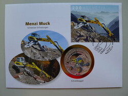 2021, NUMISBRIEF Menzi Muck - Schweizer Erfindungen mit versilberter ...