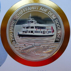 2024, NUMISBRIEF 200 Jahre Schifffahrt auf dem Bodensee mit ...