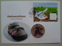 2023, NUMISBRIEF Klettverschluss - Schweizer Erfindungen mit ...