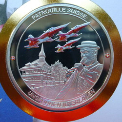 2017, NUMISBRIEF Patrouille Suisse - Unspunnen Interlaken mit ...