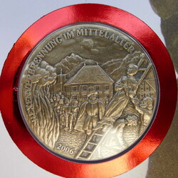 2006, NUMISBRIEF Hexenverbrennung - Anna Göldin mit 1.-August-Taler ...