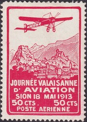 SION, Xa (Pionier-Vorläufer, Kreidepapier), ungebraucht * mit sehr ...