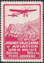 SION, Xa (Pionier-Vorläufer), ungebrauchte, bildseitig frisch ...