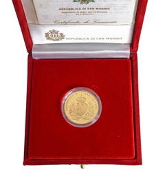 Republic of San Marino Proof Coin COIN OBVERSE: Official coat of arms ...