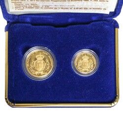 Republic of San Marino OBVERSE OF COINS: Official coat of arms of the ...