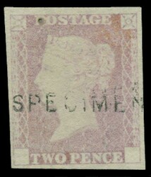 1878 2d Die proof for lighter and more fugitive colours. Very fine ...