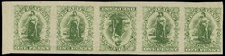 NEW ZEALAND 1906 SG352 Proof by Waterlow of 1d Universal horizontal ...