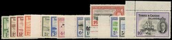 TURKS & CAICOS IS 1950 SG221/233 Mint unmounted set of 13 to 10s 1950 ...