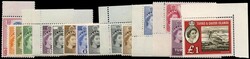 TURKS & CAICOS IS 1957-1960 SG237/250, 253 Mint unmounted set of 15 ...