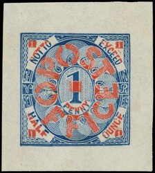 GB 1839 Essay - "Whiting" Treasury Essay in red and blue 1839 ...