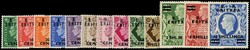 B.O.I.C. ERITREA 1950 SGE13/25 Mint unmounted B. A. ERITREA set of 13 ...